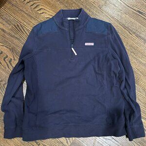 Vineyard Vines Navy Quarter Zip Women's Size Large